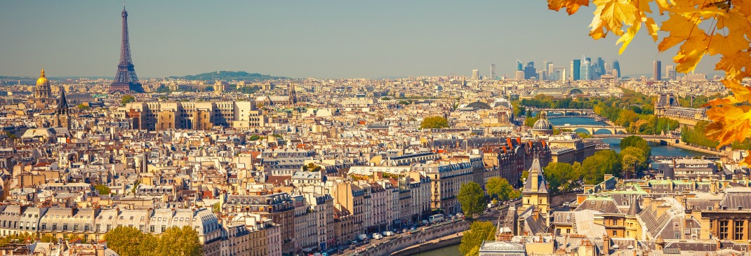 Panoramablick über Paris